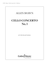 Cello Concerto No. 1 Orchestra Scores/Parts sheet music cover